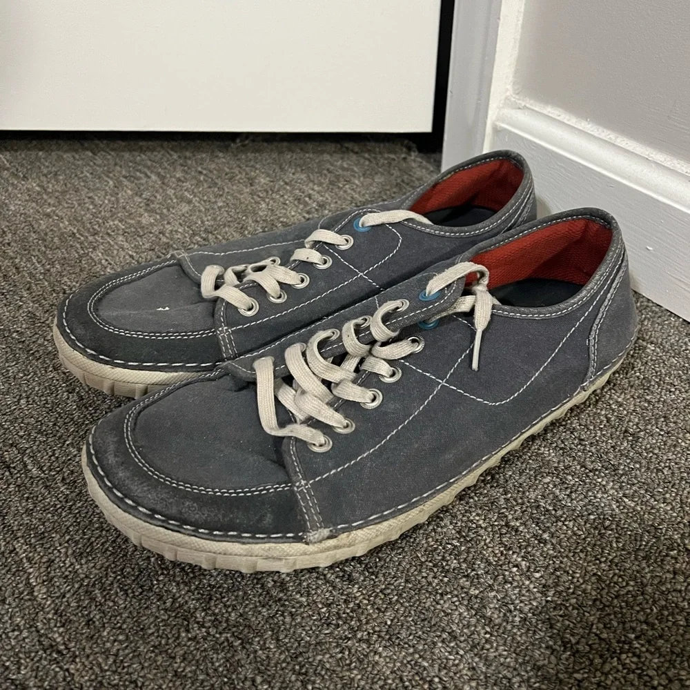 Clarks Collection Blue Lace Up Sneakers Size 10 US
